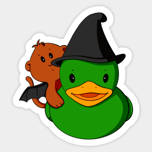 Wicked Witch Rubber Duck Sticker